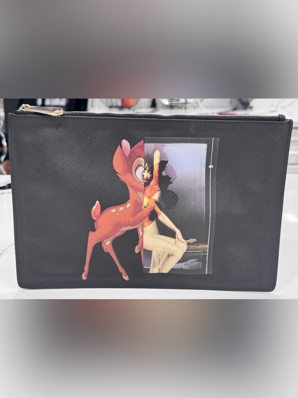 Givenchy x Disney Bambi Fire Zip Portfolio + COA